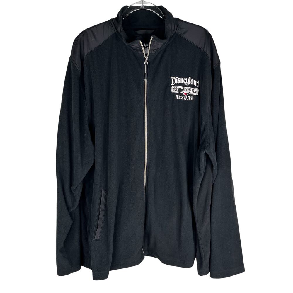 Disneyland Resort 1955 Fleece Jacket Black XXXL Full Zip